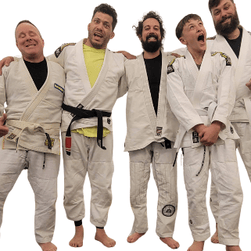 Adult BJJ training group