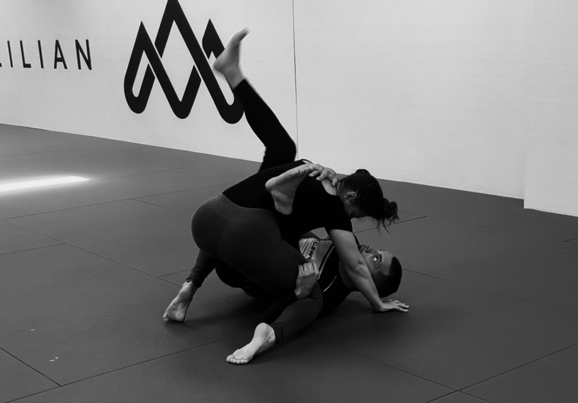 Melissa DeGasperis training with Head Instructor, Sandy Jose Nunez aka ‘Spicy Sensei’ at Ascension BJJ in Kingston, New York during Free Intro Class